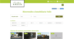 Desktop Screenshot of inmobiliariavalls.com.ar